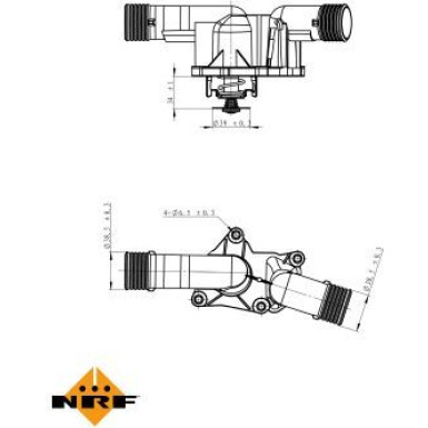 Thermostat, Kühlmittel 725050 Thermostat, Kühlmittel 725050