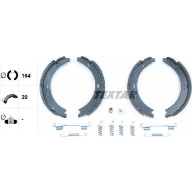 Textar Bremsbackensatz, Feststellbremse 91057100