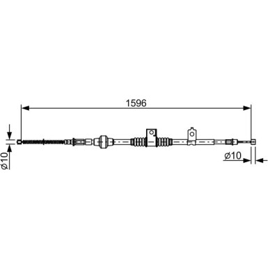 Seilzug, Feststellbremse 1 987 482 520 Seilzug, Feststellbremse 1 987 482 520