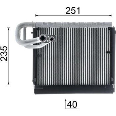 Verdampfer, Klimaanlage AE 106 000P Verdampfer, Klimaanlage AE 106 000P