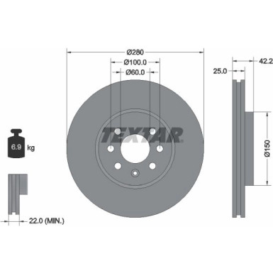 Bremsscheibe 92124603 Bremsscheibe 92124603