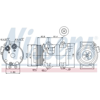 Kompressor, Klimaanlage 89070 Kompressor, Klimaanlage 89070