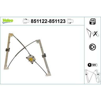 Valeo Fensterheber 851123