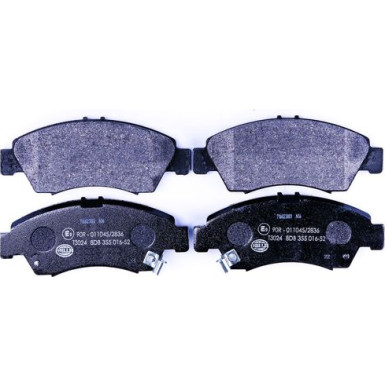 Hella Bremsbelagsatz, Scheibenbremse 8DB 355 016-521 Hella Bremsbelagsatz, Scheibenbremse 8DB 355 016-521