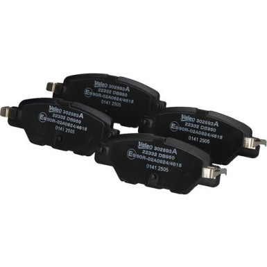 Valeo Bremsbelagsatz, Scheibenbremse EXPERT 302593A Valeo Bremsbelagsatz, Scheibenbremse EXPERT 302593A