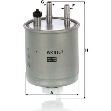 Kraftstofffilter WK 918/1