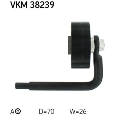 SKF Spannrolle, Keilrippenriemen VKM 38239