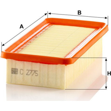 MANN-FILTER C 2775 Luftfilter