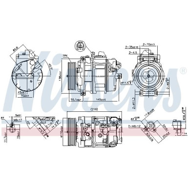 Kompressor, Klimaanlage 890069 Kompressor, Klimaanlage 890069