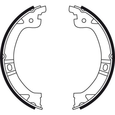 TRW Bremsbackensatz, Feststellbremse GS8759