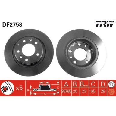 Bremsscheibe DF2758