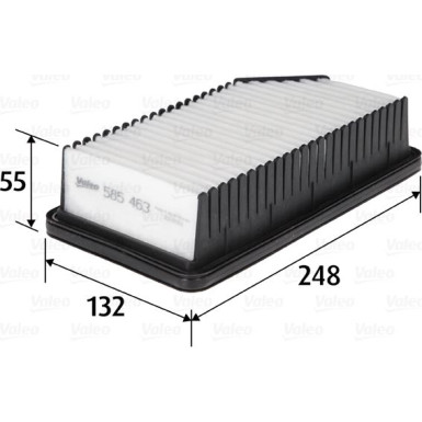 Valeo Luftfilter 585463