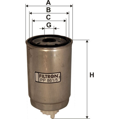Kraftstofffilter PP 861/5 Kraftstofffilter PP 861/5