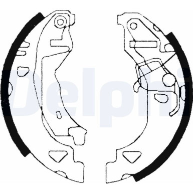 Bremsbackensatz LS1682 Bremsbackensatz LS1682