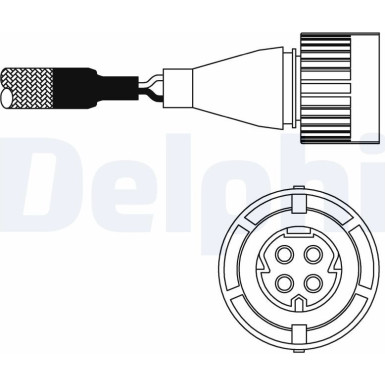 Delphi Lambdasonde ES10986-12B1