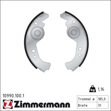 Bremsbackensatz 10990.100.1 Bremsbackensatz 10990.100.1