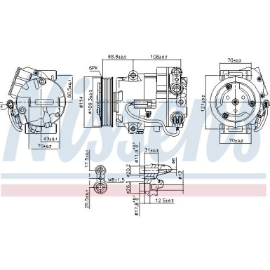 Kompressor, Klimaanlage 890058 Kompressor, Klimaanlage 890058