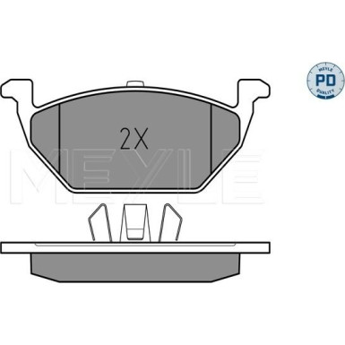 Meyle Bremsbelagsatz, Scheibenbremse MEYLE-PD: Advanced performance and design 025 231 3019/PD Meyle Bremsbelagsatz, Scheibenbremse MEYLE-PD: Advanced performance and design 025 231 3019/PD