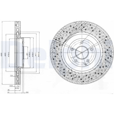 Bremsscheibe BG9876 Bremsscheibe BG9876