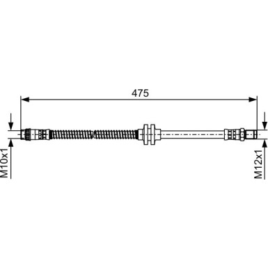 Bremsschlauch 1 987 481 496