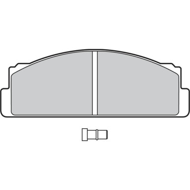 Valeo Bremsbelagsatz, Scheibenbremse 598088 Valeo Bremsbelagsatz, Scheibenbremse 598088