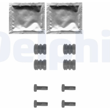 Delphi Zubehörsatz, Scheibenbremsbelag LX0355