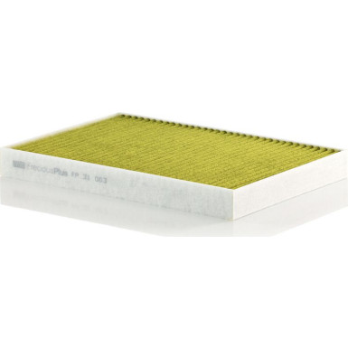 MANN-FILTER FP 31 003 Innenraumfilter FreciousPlus Aktivkohlefilter mit Polyphenol, antibakteriell, Feinstaubfilter (PM 2.5)