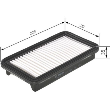 BOSCH F 026 400 201 Luftfilter BOSCH F 026 400 201 Luftfilter