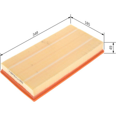 BOSCH 1 457 433 642 Luftfilter