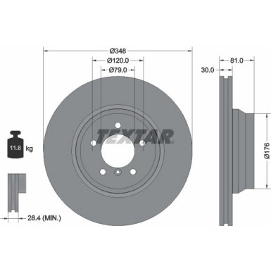 Bremsscheibe 92122905 Bremsscheibe 92122905