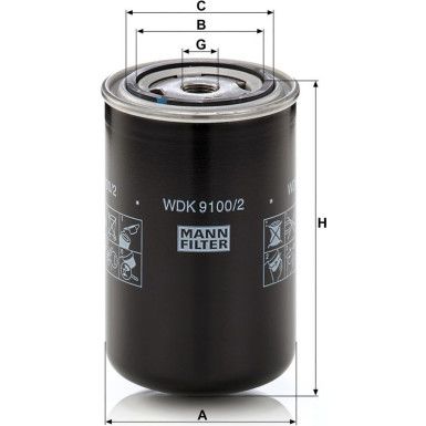 Kraftstofffilter WDK 9100/2