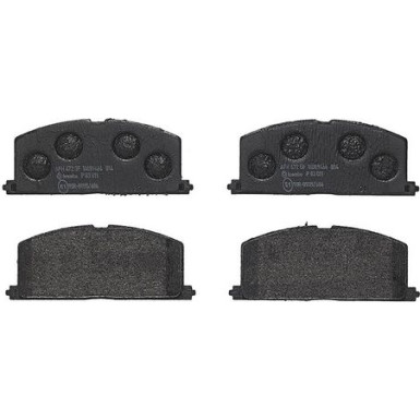 Brembo Bremsbelagsatz, Scheibenbremse PRIME LINE P 83 011 Brembo Bremsbelagsatz, Scheibenbremse PRIME LINE P 83 011