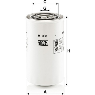 Kraftstofffilter WK 9065