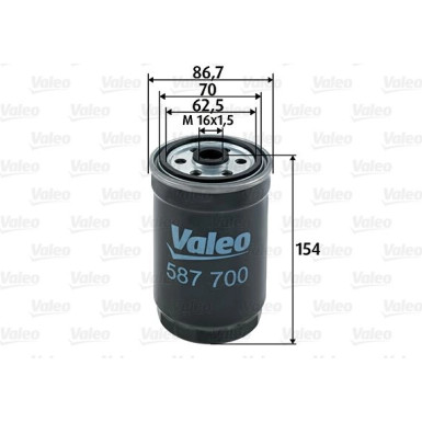 Valeo Kraftstofffilter 587700