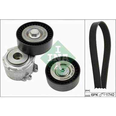 INA Keilrippenriemensatz 529 0158 10