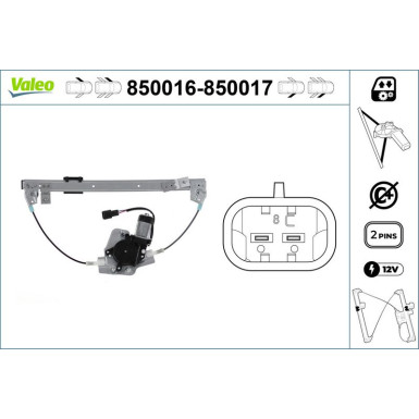 Valeo Fensterheber 850016