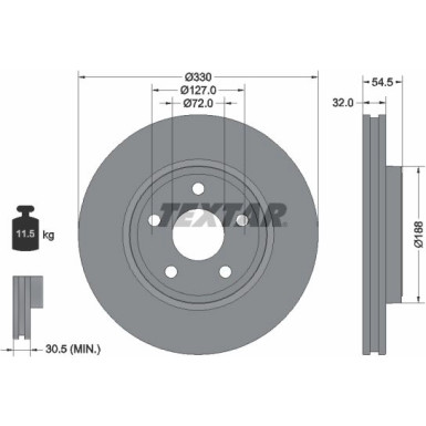 Bremsscheibe 92274803 Bremsscheibe 92274803