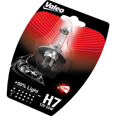 Valeo Glühlampe, Fernscheinwerfer +50% LIGHT 032518