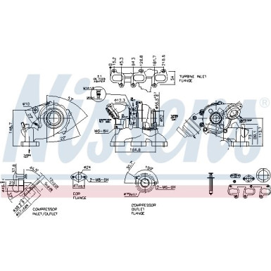 Nissens Turbolader 93071