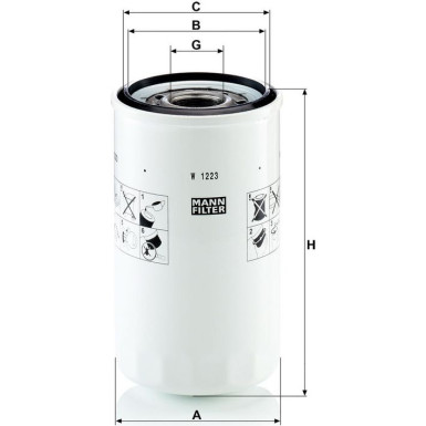 Ölfilter W 1223