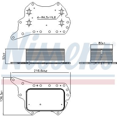 Nissens Ölkühler, Motoröl FIRST FIT 90920