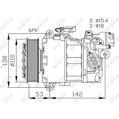 Kompressor, Klimaanlage 32463 Kompressor, Klimaanlage 32463