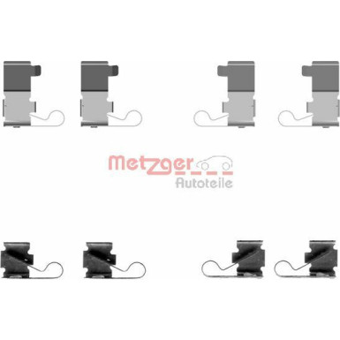 Metzger Zubehörsatz, Scheibenbremsbelag 109-1699