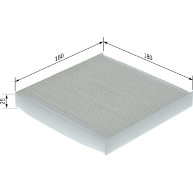 Filter, Innenraumluft 1 987 435 153