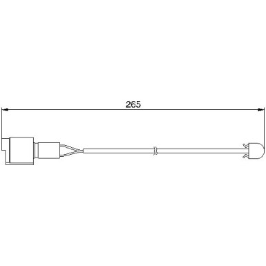 BOSCH Warnkontakt, Bremsbelagverschleiß 1 987 474 904 BOSCH Warnkontakt, Bremsbelagverschleiß 1 987 474 904
