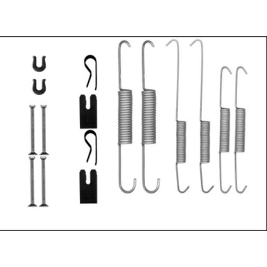 Hella Zubehörsatz, Bremsbacken 8DZ 355 206-031