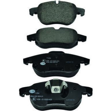 Hella Bremsbelagsatz, Scheibenbremse 8DB 355 009-311 Hella Bremsbelagsatz, Scheibenbremse 8DB 355 009-311