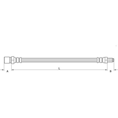 Metzger Bremsschlauch 4110575