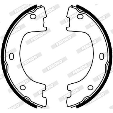 Bremsbackensatz, Feststellbremse FSB4103 Bremsbackensatz, Feststellbremse FSB4103