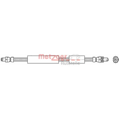 Metzger Bremsschlauch 4112535
